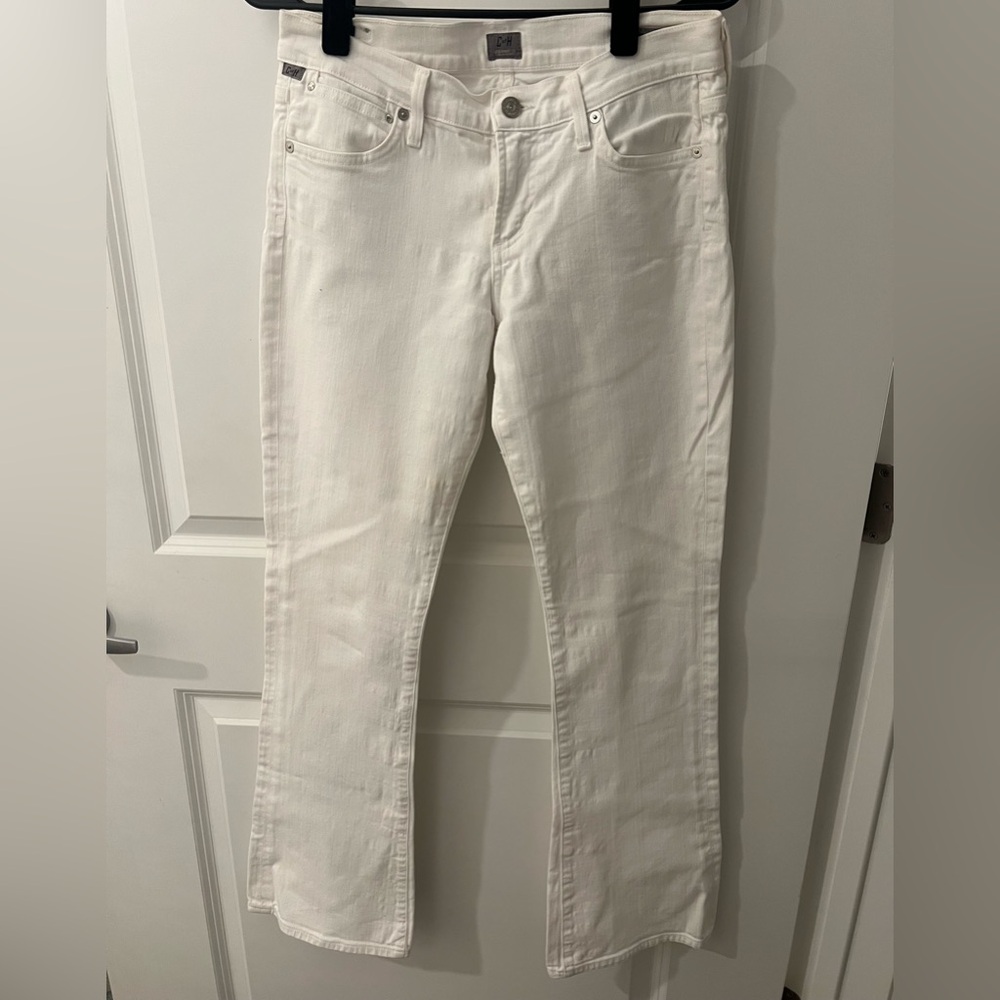 Citizens of Humanity - Slim Boot Emmanuelle Petite White Jeans - Size 27